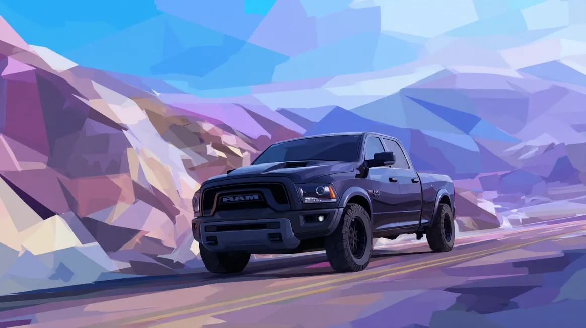 Ram Performance Truck on Open Road