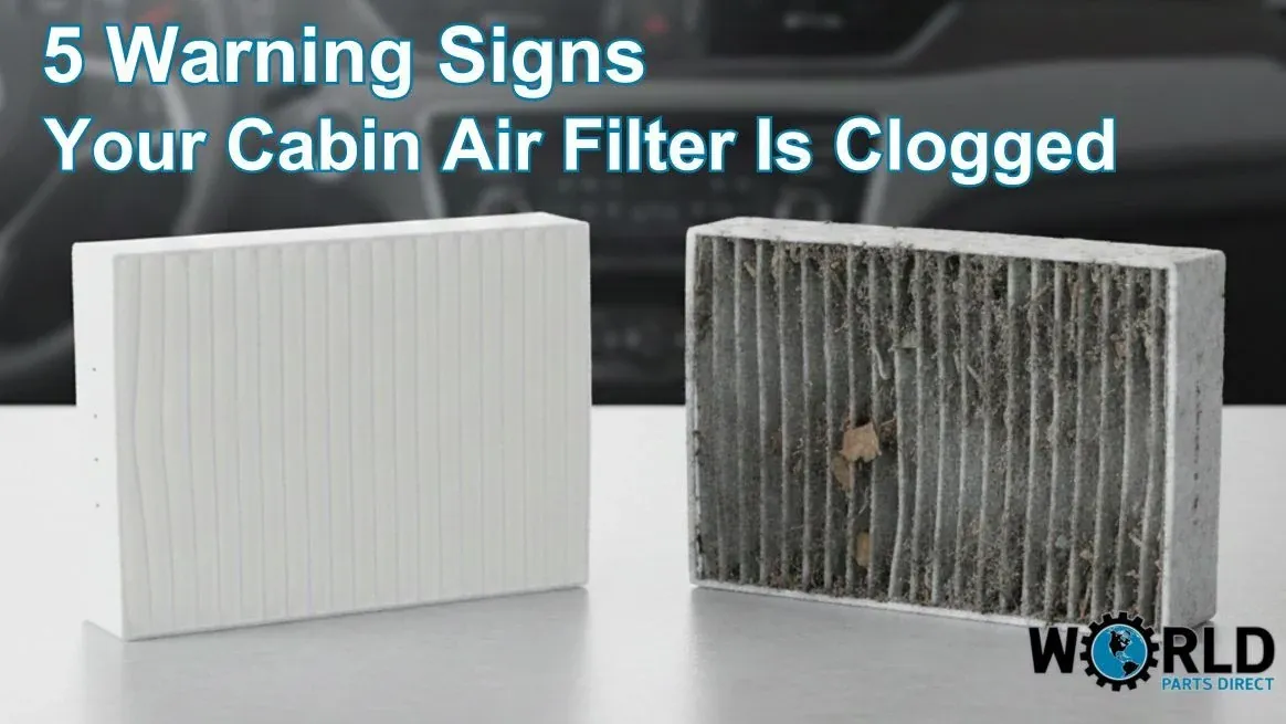 Clogged vs Clean Cabin Air Filter
