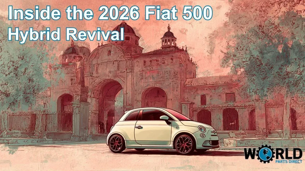 2026 Fiat 500 Hybrid Driving Through Historic City Streets 2026 Fiat 500 Hybrid Driving Through Historic City Streets