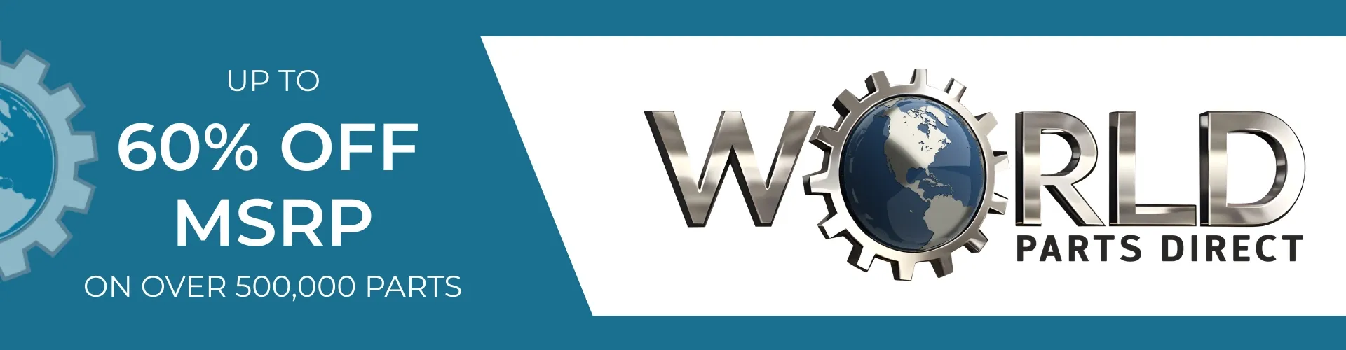 WorldPartsDirect.com discount OEM parts banner