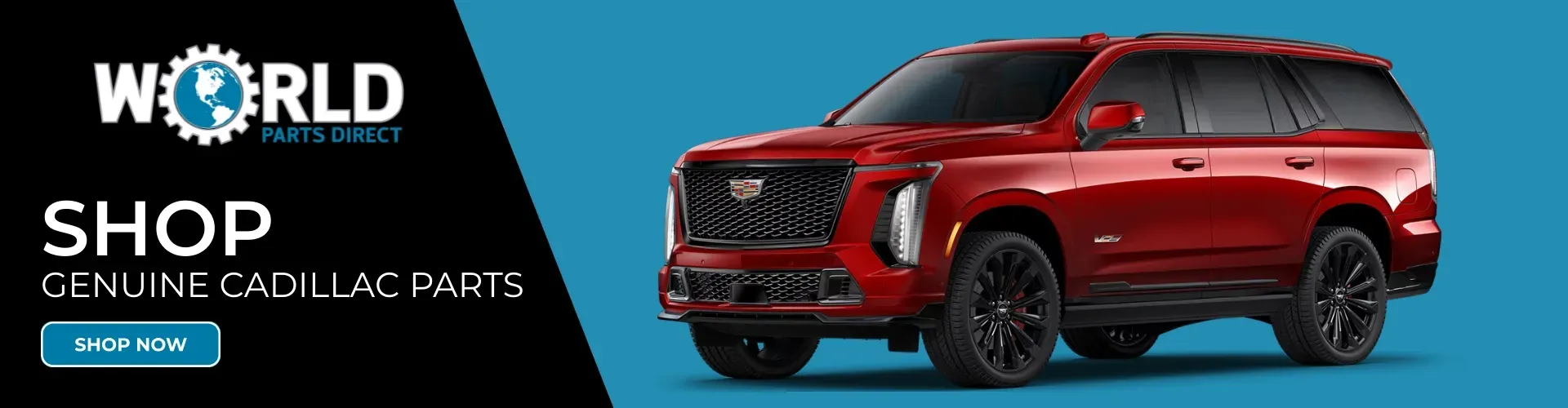 WorldPartsDirect.com Cadillac OEM parts banner