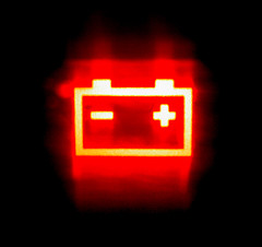Charging system warning signal