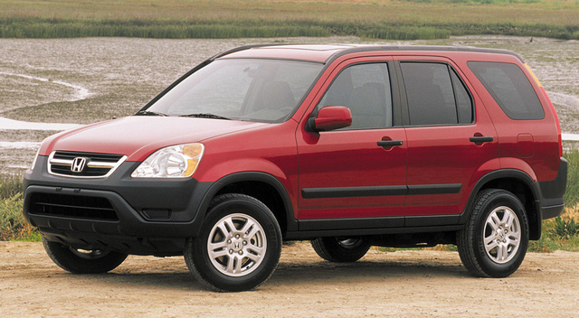 Red Honda CRV