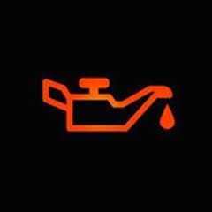 Oil warning signal