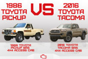 30 Year Comparison Toyota Trucks