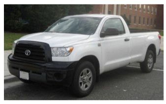 white Toyota Truck