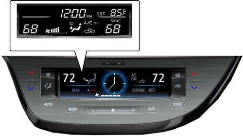 IntelliTouch climate controls