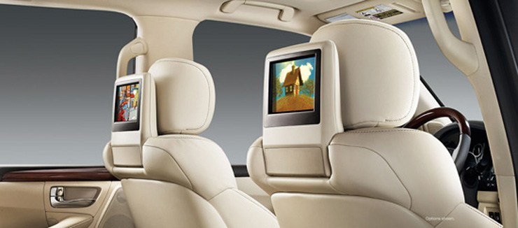 2014 Lexus LX 570 Review - Rear DVD Players