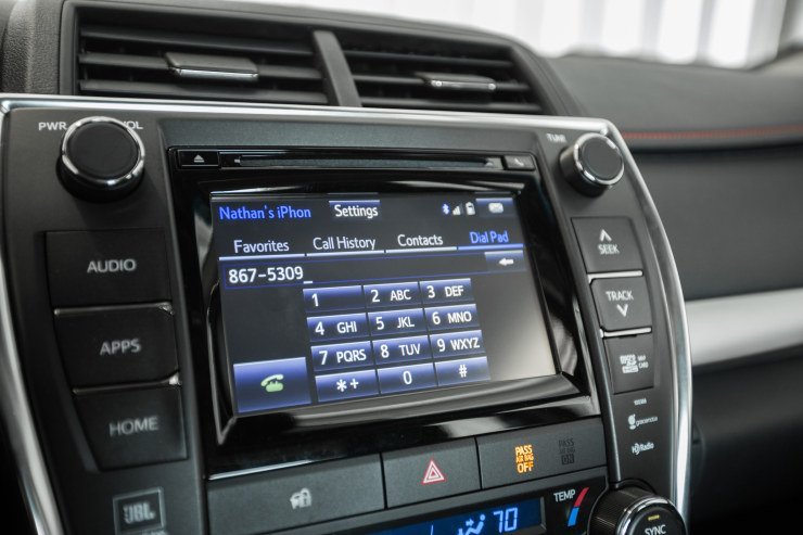 2015 Camry dash display