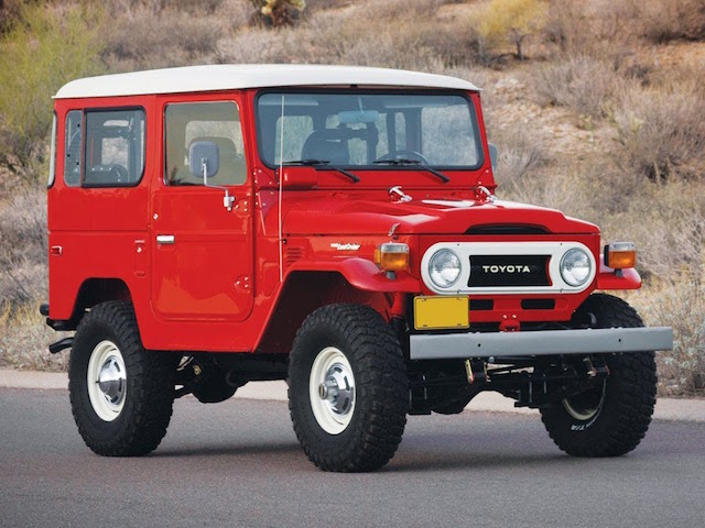 Land Cruiser classic red