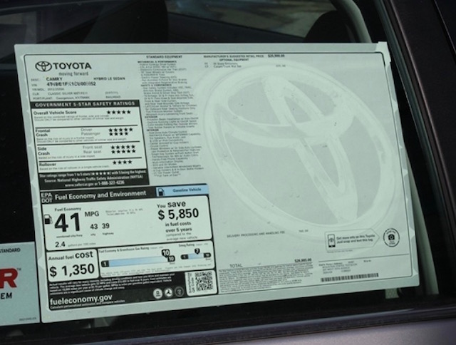 Window sticker