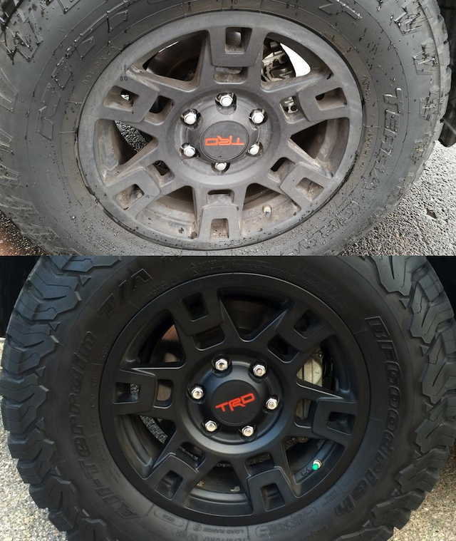 Clean trd wheels