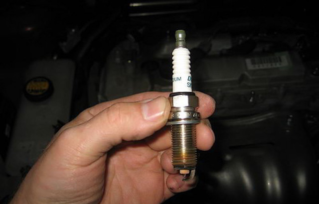 Replace toyota spark plug