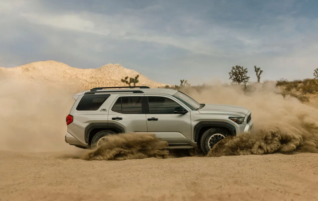 Toyota 4Runner TRD in desert Toyota 4Runner TRD in desert