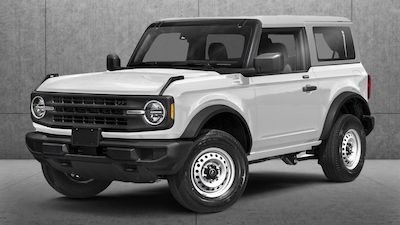 White Ford Bronco