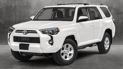 White Toyota 4Runner