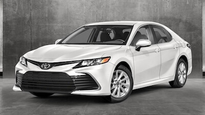 White Toyota Camry
