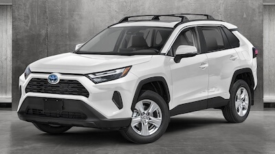 White Toyota RAV4