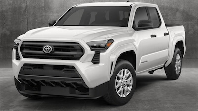 White Toyota Tacoma