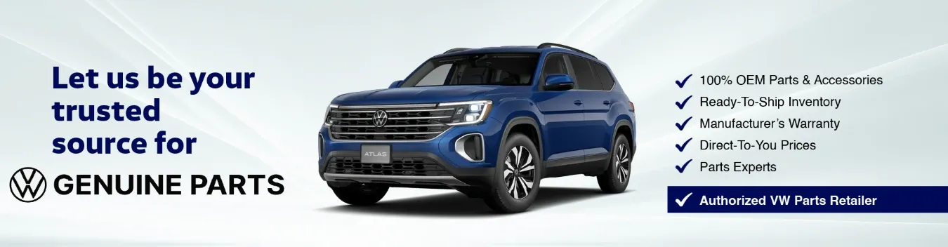 Genuine VW parts and accessories from an authorized VW dealer