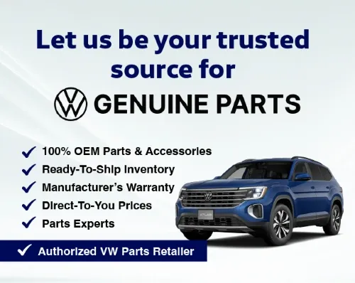 Genuine VW parts and accessories from an authorized VW dealer