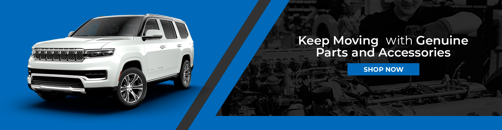 Keep Moving with Genuine Parts and Accessories