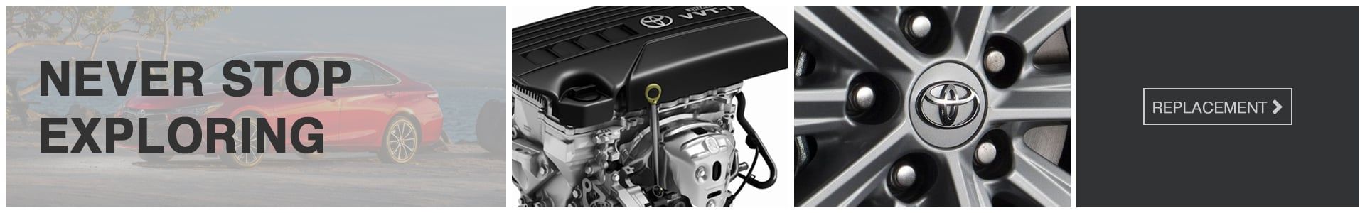 Never Stop Exploring With Genuine Toyota Replacement Parts