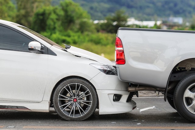 Rear end collision Rear end collision