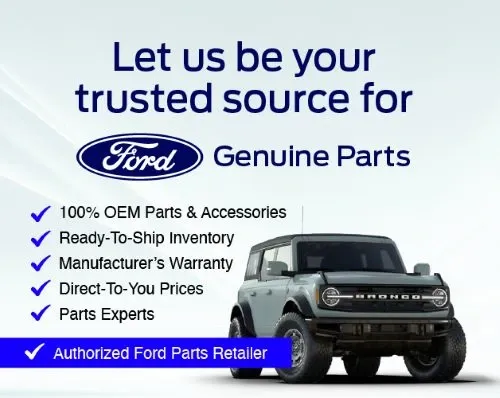 Genuine OEM Ford Parts and Accessories from an authorized Ford dealer