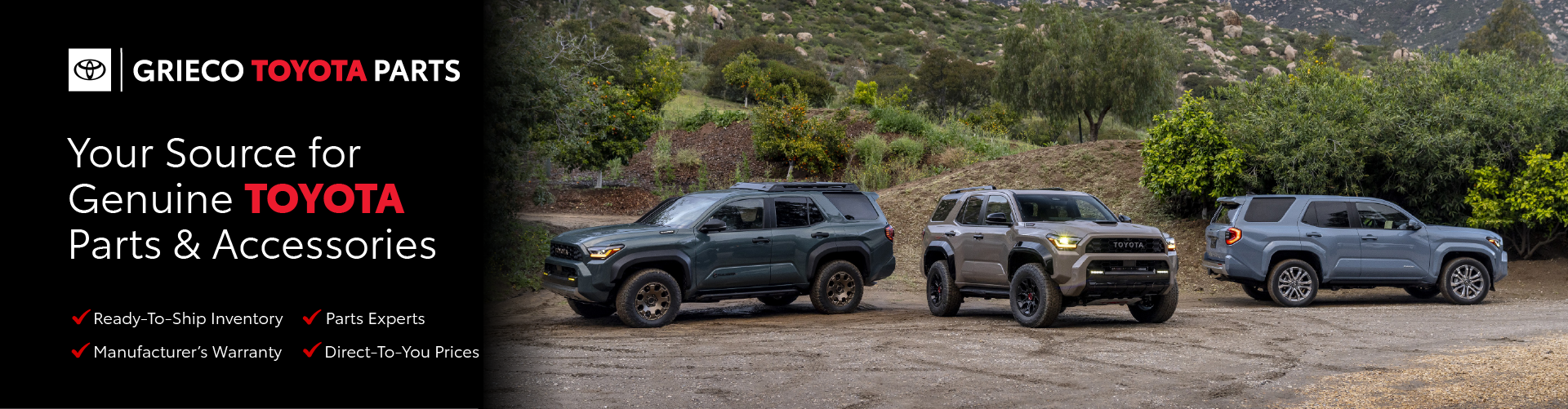 Grieco Toyota Parts | OEM Toyota Parts & Accessories | Manufacturer ...