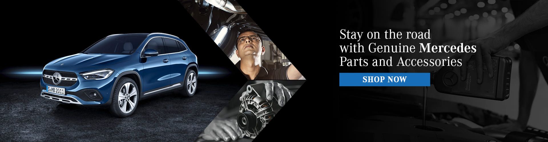Stay on the Road with Genuine Mercedes Parts and Accessories