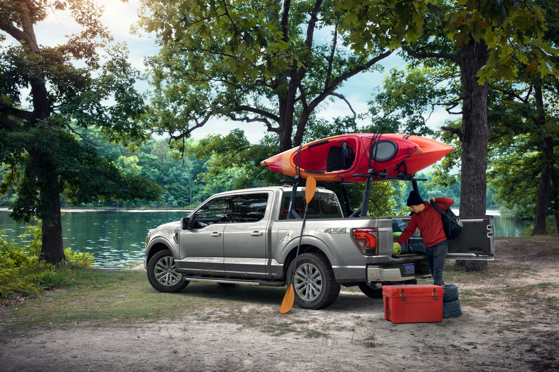 Ford F-150 Truck Bed with Kayak Ford F-150 Truck Bed with Kayak