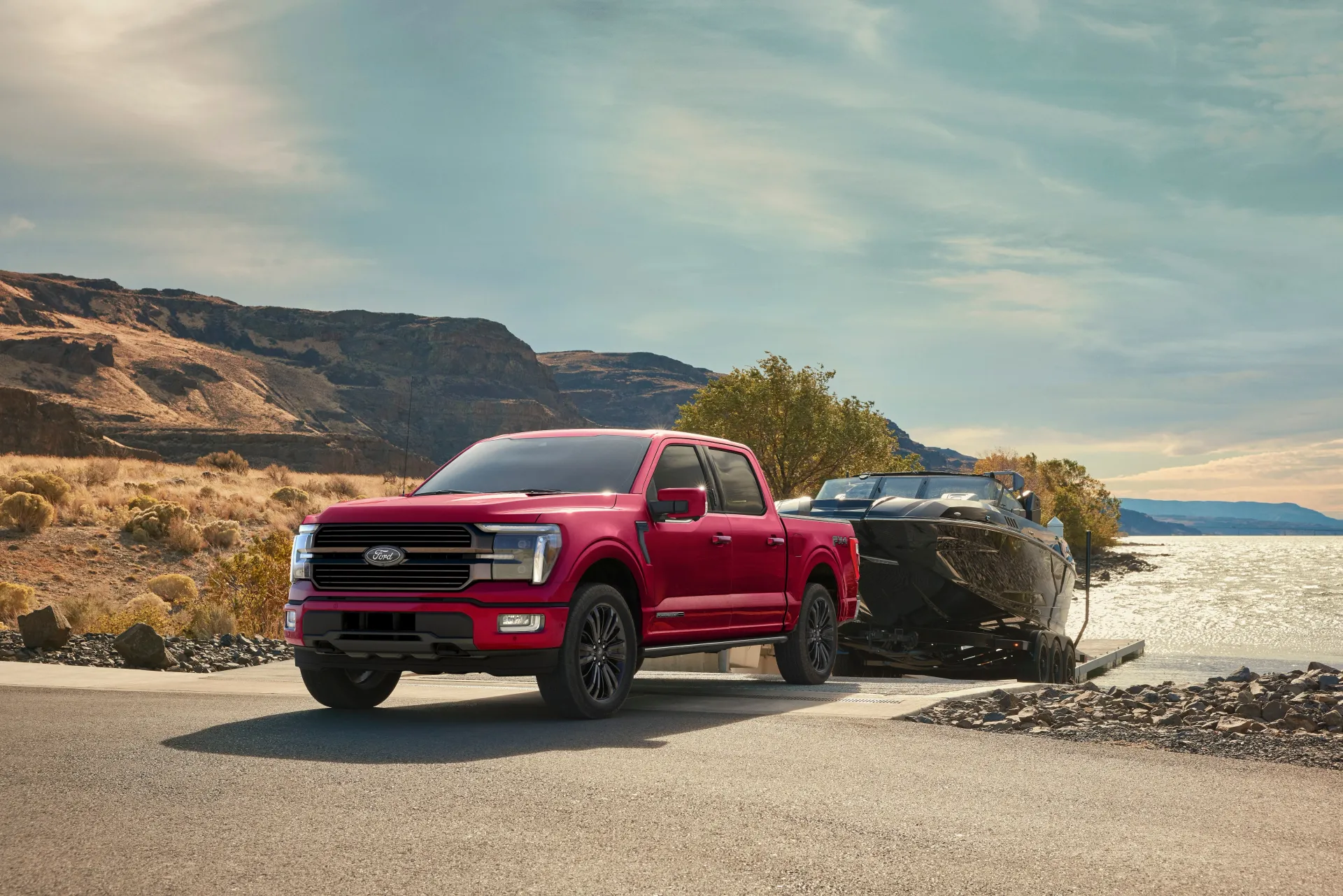 Ford F-150 Towing a Boat Ford F-150 Towing a Boat