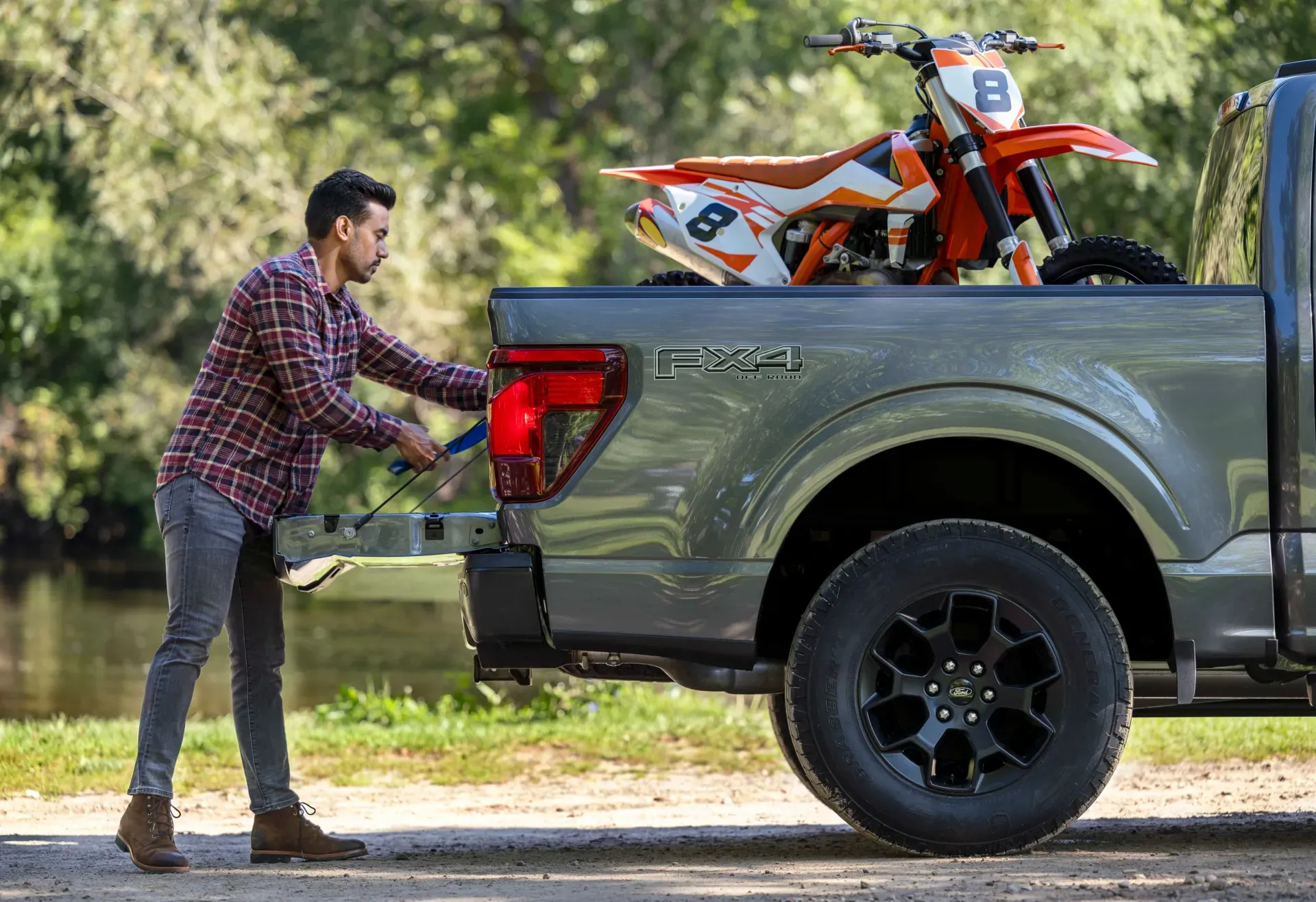 F-150 Bed with Dirt Bikes F-150 Bed with Dirt Bikes