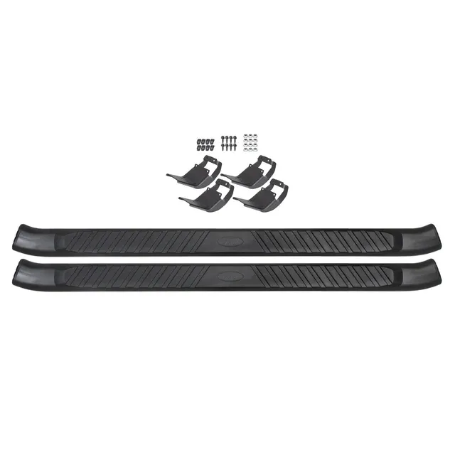 2015-2026 Ford F-150 Crew Cab 5-Inch Black Side Step Bars Running Boards 2015-2026 Ford F-150 Crew Cab 5-Inch Black Side Step Bars Running Boards