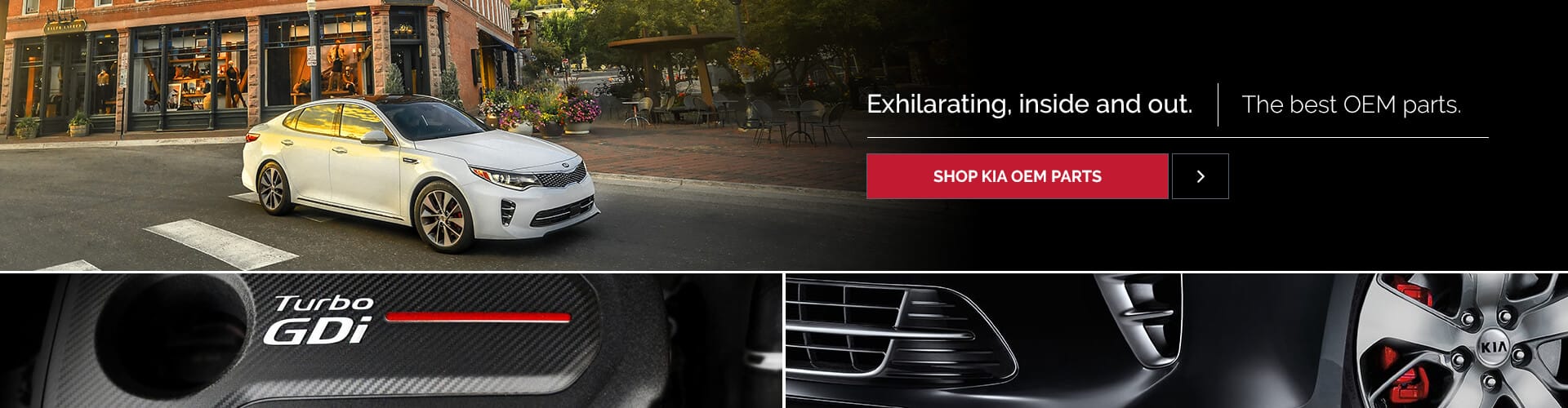 Exhilarating Inside and Out. The Best OEM Parts.