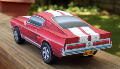 Left Rear view of Model