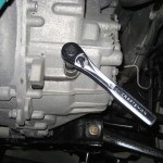 Flush Ford transmission
