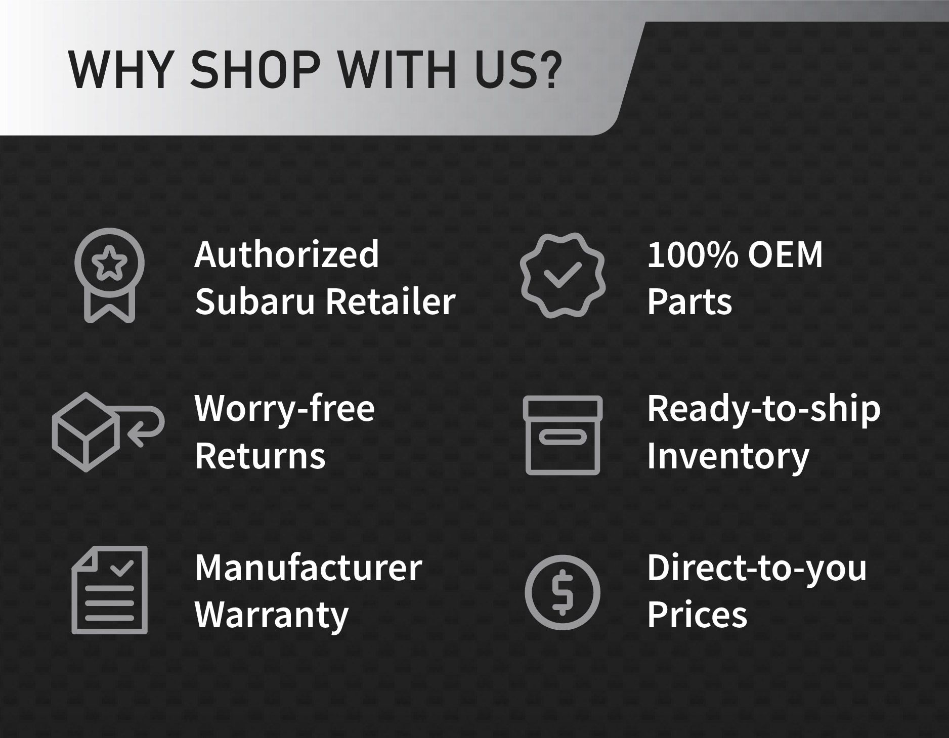 OEM Subaru Parts and Accessories for sale
