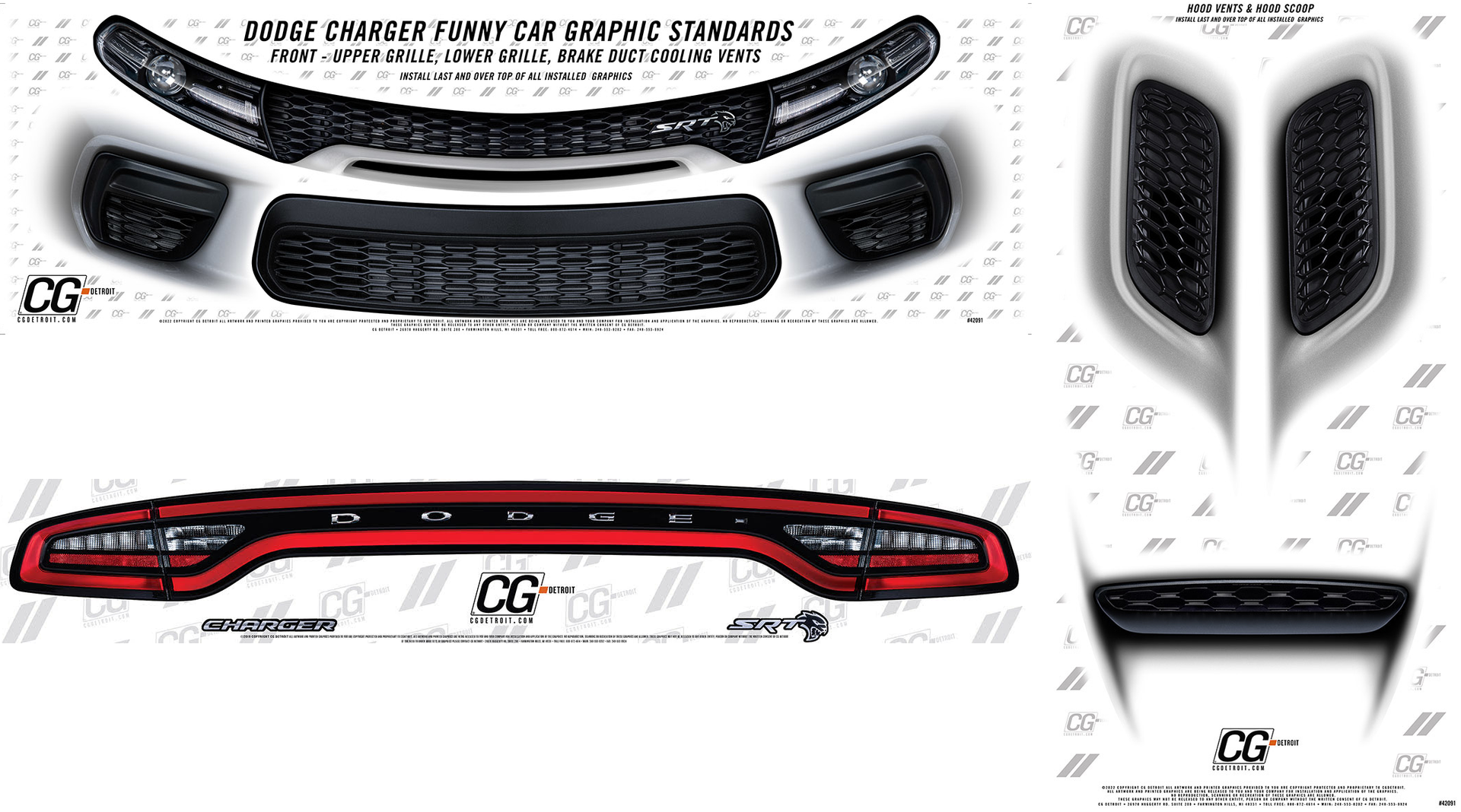 Dodge Charger Funny Car Graphics (2019-2024) Dodge Charger Funny Car Graphics (2019-2024)
