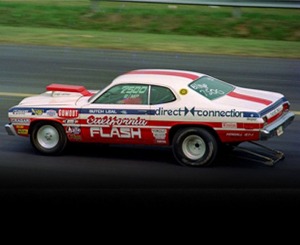 Vintage dodge muscle car