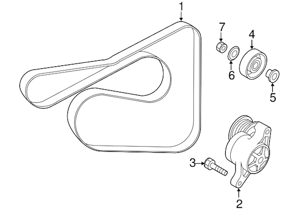 OEM belt diagram OEM belt diagram