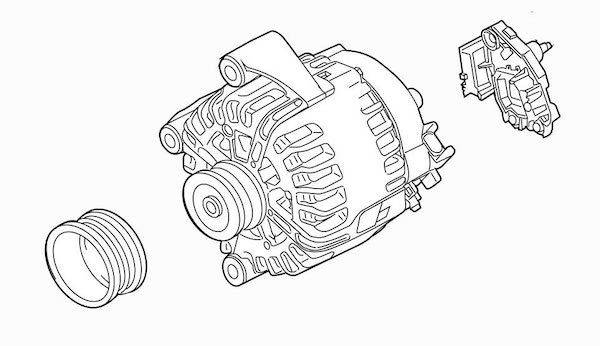 OEM mazda alternator OEM mazda alternator