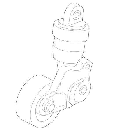 Mazda belt tensioner Mazda belt tensioner