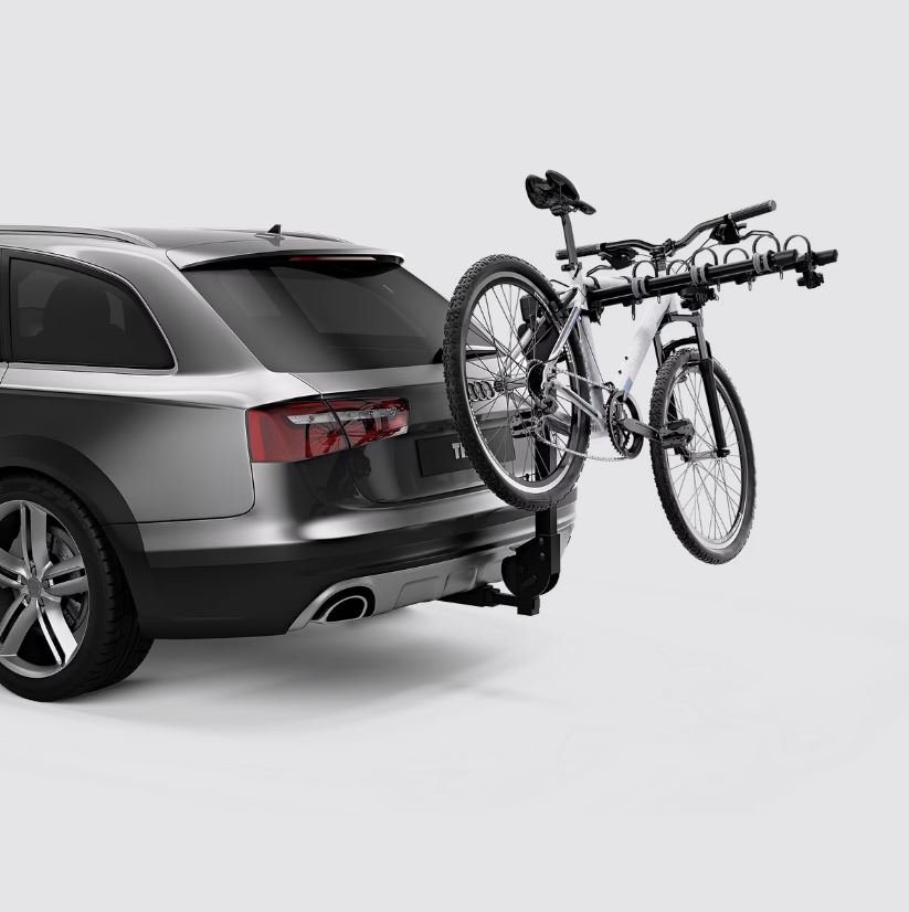 TC905600 Camber Hitch Mount 4-Bike Hanging or Frame Mount Bike Carrier