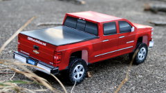 Right rear view paper Silverado