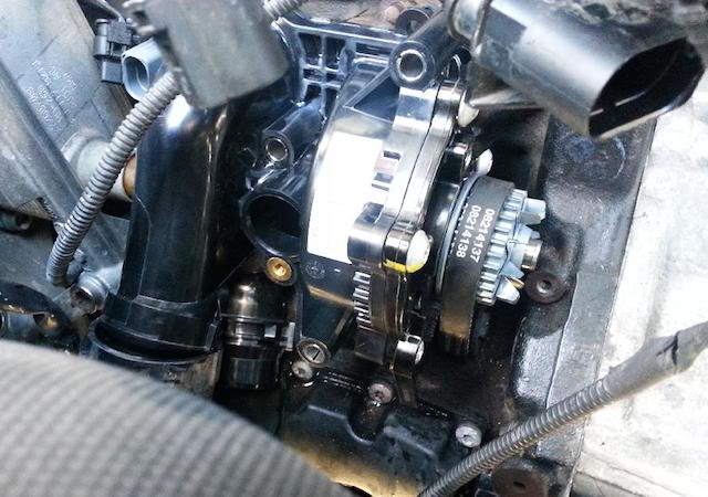 Replacing water pump