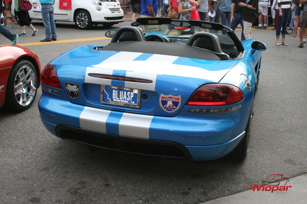 Blue 2008 Viper SRT