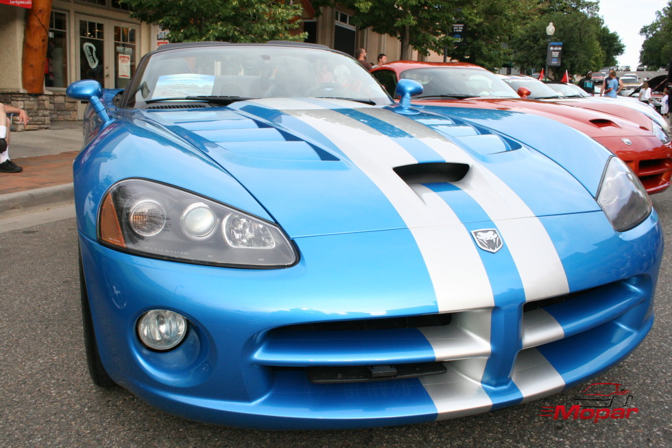 Blue 2008 Viper SRT