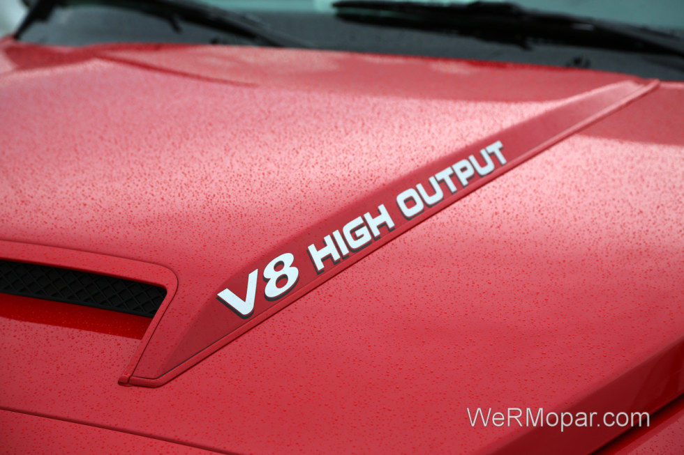 V8 High Output hood scoop Dodge Dakota